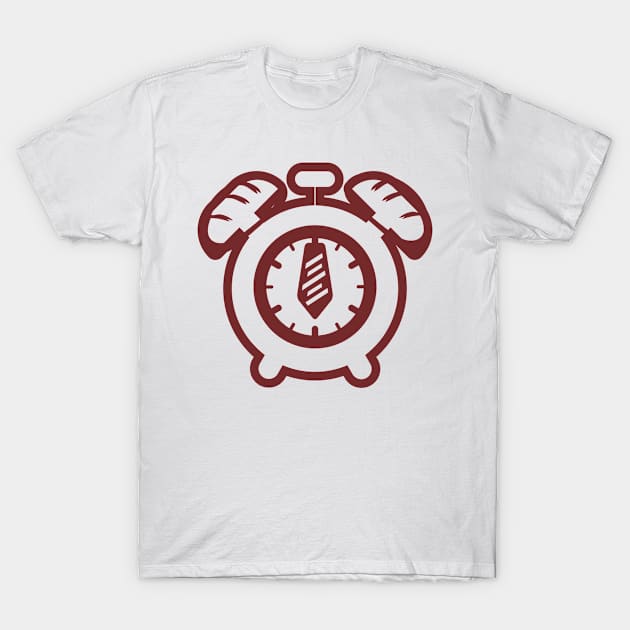 food time for worker in pan and time symbol T-Shirt by asepsarifudin09